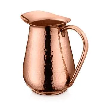 AVADOR 100% Pure Copper Jug with Health Benefits