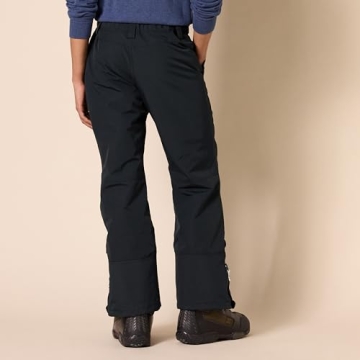 Amazon Essentials Men's Water-Resistant Insulated Snowboard Ski Snow Pant, Black, Medium