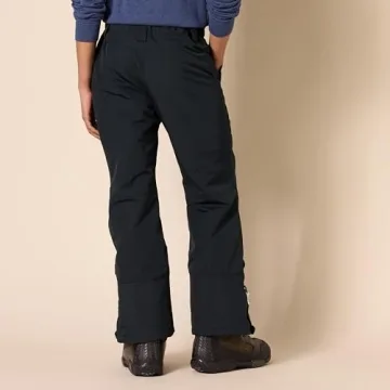 Amazon Essentials Men's Water-Resistant Insulated Snowboard Ski Snow Pant, Black, Medium