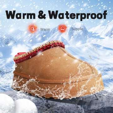 Stylish MetricFalcon Women's Platform Mini Boots Slippers