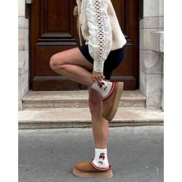 Stylish MetricFalcon Women's Platform Mini Boots Slippers