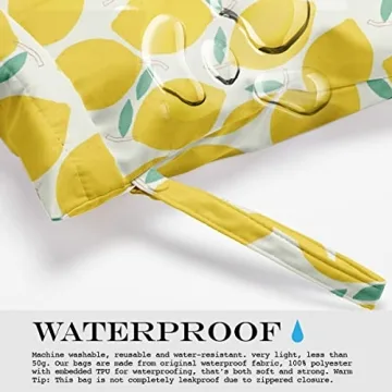 zcyxuuw 2 Pcs Wet Bag, Wet Dry Bag, Wet Bag for Swimsuit, Travel, Beach, Pool, Diapers, Dirty Yoga Gym Clothes, Toiletries, Makeup Bag, Rainbow Heart Decor for Women s Birthday Tie Dye Pattern.