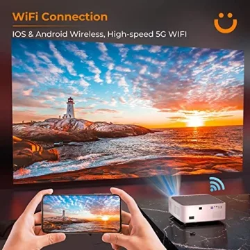 YABER V6 WiFi Bluetooth 1080P 4K Home Theater Projector