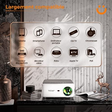 YABER V6 WiFi Bluetooth 1080P 4K Home Theater Projector