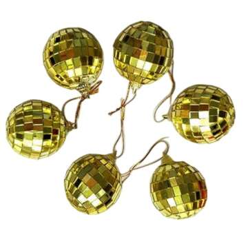 12 Pcs 2-Inch Mirror Disco Balls for Parties and Weddings