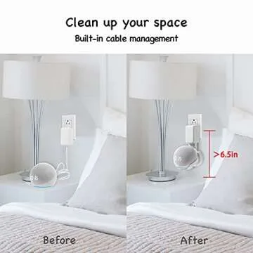 ZUOLACO Wall Mount Holder for Dot 4th/5th Generation