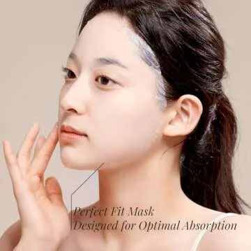MOTHER MADE Moisturizing Anti-aging Snail Mucin Face Masks 10 EA, with Collagen, Niacinamide 2%, Squalane, Face Masks for Dry, Sensitive Skin, Travel Essentials, Self Care, Korean Skincare