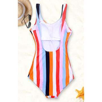 CharmLeaks Women’s Colorful One Piece Swimsuit - Summer Ready