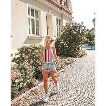 CharmLeaks Women’s Colorful One Piece Swimsuit - Summer Ready