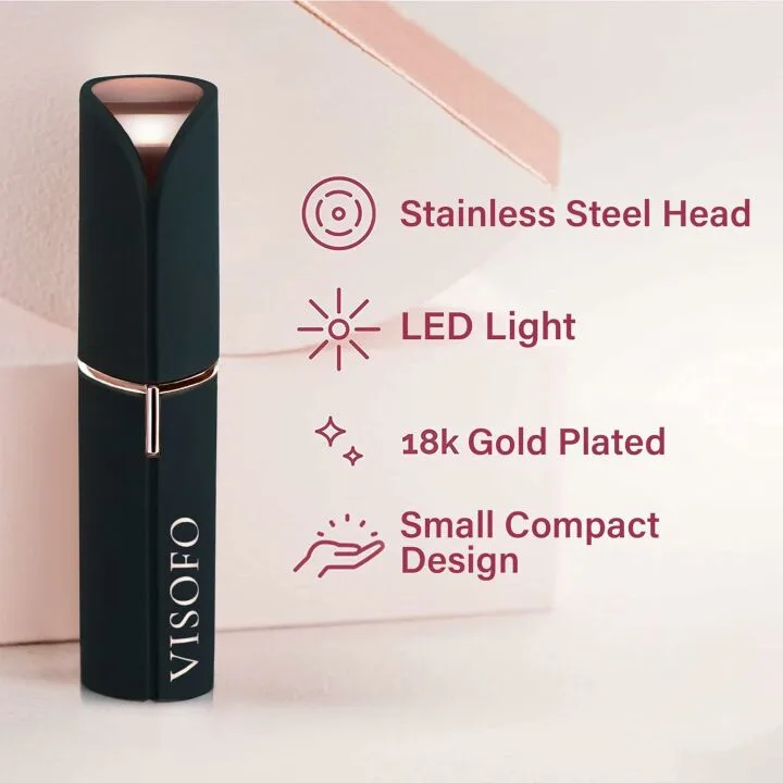 VISOFO Women's Electric Facial Hair Removal Razor