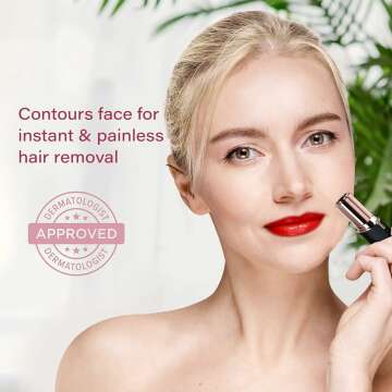 VISOFO Women's Electric Facial Hair Removal Razor