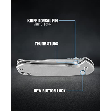 CJRB Pyrite Folding Knife with Durable AR-RPM9 Blade