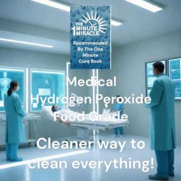 12% Hydrogen Peroxide Medical Food Grade - 8 oz Bottle - Recommended by The One Minute Cure Book. Our Brand OMM is The Choice by Professional, Alternative Medicine, and Homeopathic Communities.