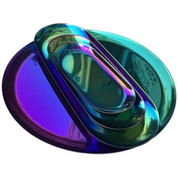 FREELOVE Round Decorative Tray for Elegant Home Decor