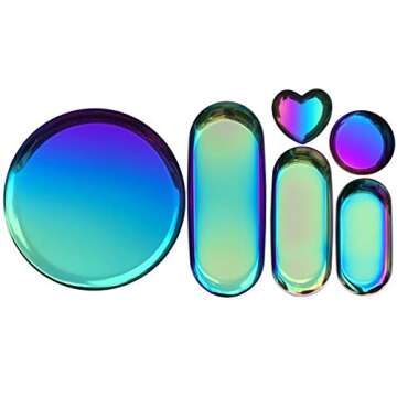 FREELOVE Round Decorative Tray for Elegant Home Decor