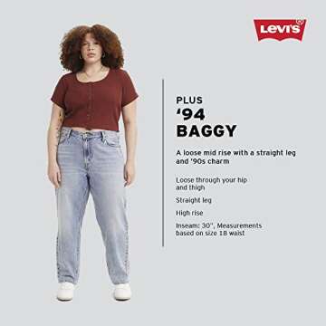 Levi's 94 Baggy Pants for Women Stylish Comfort Wear