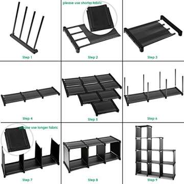 TomCare 9-Cube Organizer for Stylish Storage Solutions