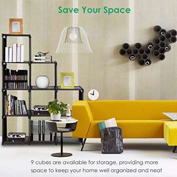 TomCare 9-Cube Organizer for Stylish Storage Solutions