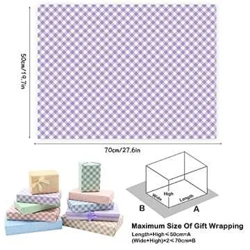 Elegant Classic Plaid Wrapping Paper Set for All Occasions