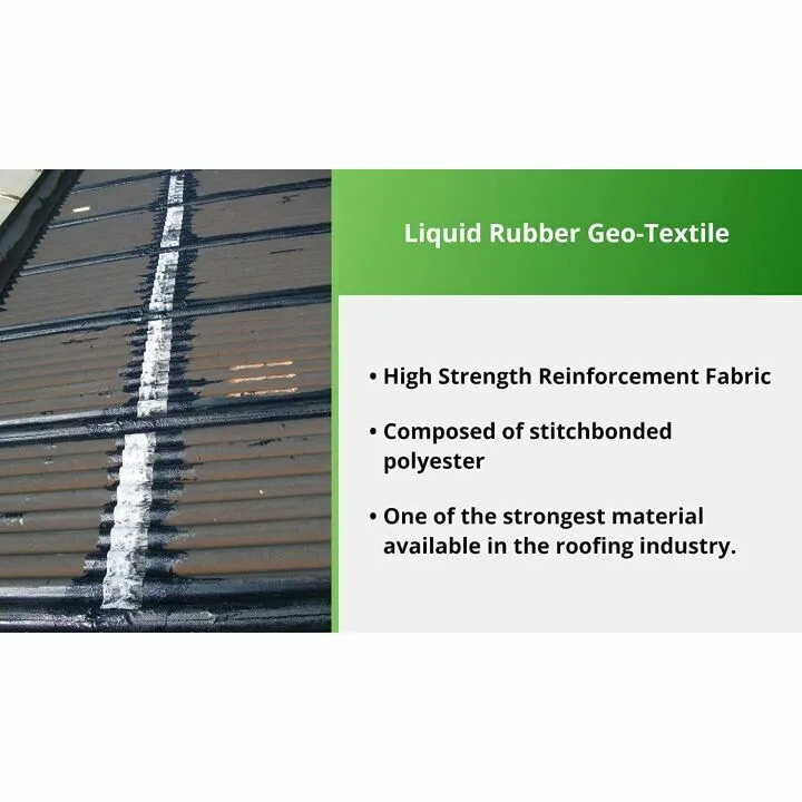 Liquid Rubber Geo-Textile Roll for Leak Repair
