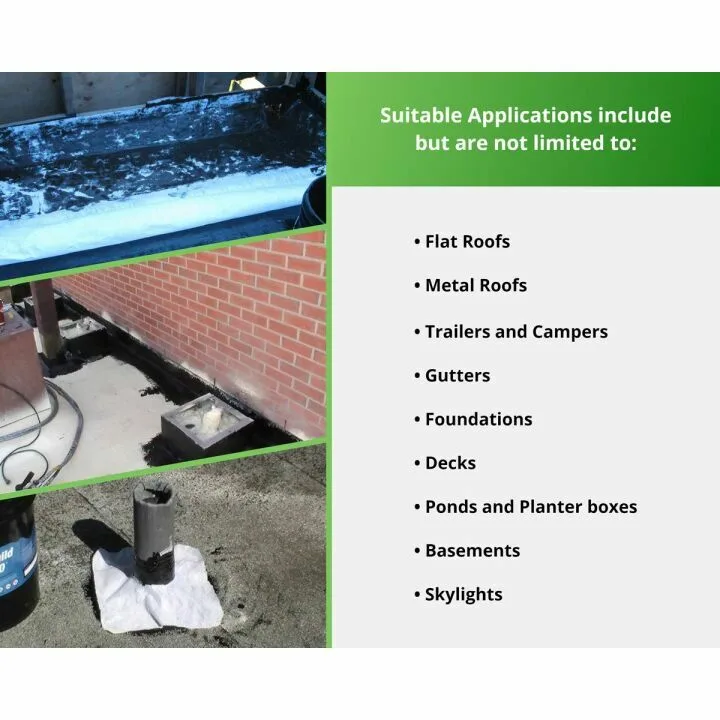 Liquid Rubber Geo-Textile Roll for Leak Repair