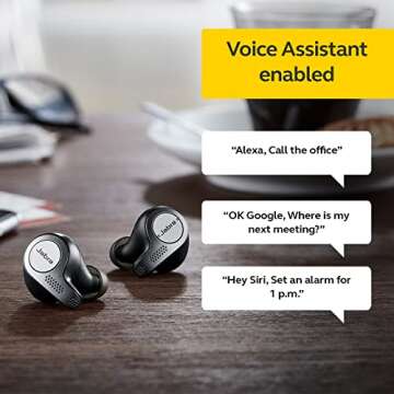 Jabra Elite 65t Earbuds – Alexa Built-in, True Wireless Earbuds with Charging Case, Gold Beige – Bluetooth Earbuds Engineered for The Best True Wireless Calls and Music Experience