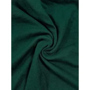 DUKBUBI Women's Off The Shoulder Long Sleeve Y2K Tops Slim Fit Going Out Top Basic Tee Sexy Crop Tops Green