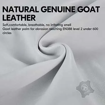 Vgo 1Pair Chainsaw Gloves, 12-Layer Chainsaw Protection on Left Hand Back, Safety Leather Work Gloves, Mechanic Gloves (XL,Orange, GA8912)