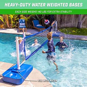 GoSports Splash Net Elite Pool Volleyball Game for All Ages