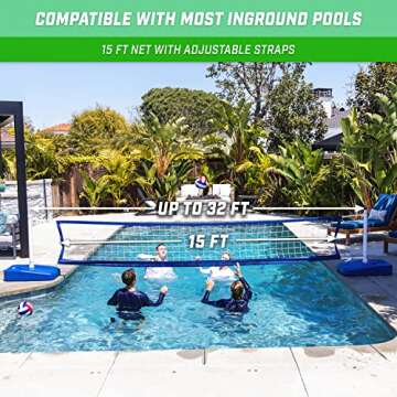 GoSports Splash Net Elite Pool Volleyball Game for All Ages