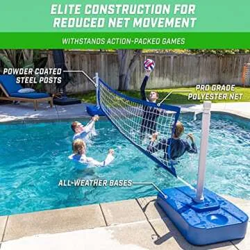 GoSports Splash Net Elite Pool Volleyball Game for All Ages