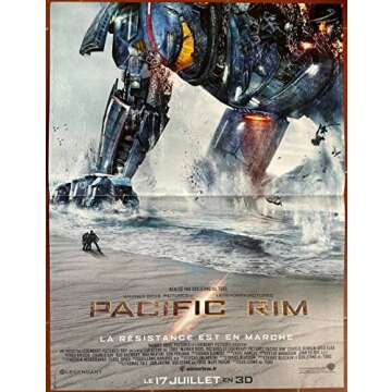 PACIFIC RIM Poster Guillermo Del Toro IDRID ELBA Charlie Hunnam 40 x 60 cm, 23 Inch