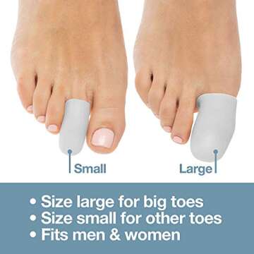 ZenToes 6 Pack Gel Toe Caps - Ultimate Toe Protection