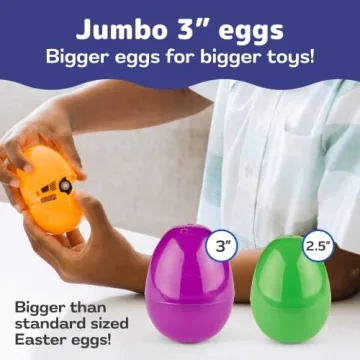 PREXTEX Pull Back Construction Toys in Easter Eggs 12 Pack