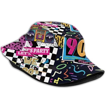 Fashion Retro 80s 90s Icons Bucket Hat Unisex Summer