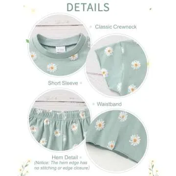 WESIDOM Toddler Girl Clothes Baby Girls Outfits 6M-4T Summer Floral Print Shirt+Shorts+Headband 3pcs Baby Clothing