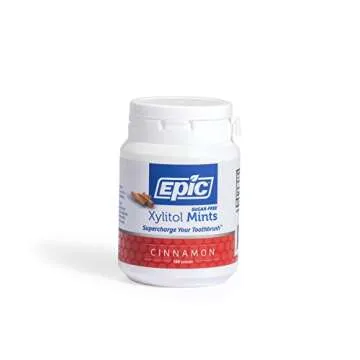 Epic Mints - Aspartame Free 100% Xylitol Mints - Sugar Free Mints - Assorted Flavors (Cinnamon, Fresh Fuit, Peppermint), 180 Pieces (Pack of 3)