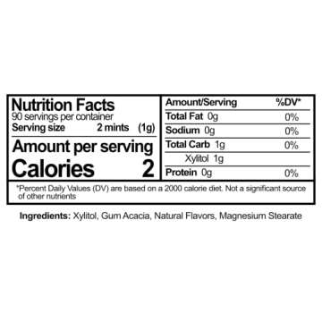 Epic Mints - Aspartame Free 100% Xylitol Mints - Sugar Free Mints - Assorted Flavors (Cinnamon, Fresh Fuit, Peppermint), 180 Pieces (Pack of 3)