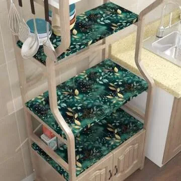 Stylish XRUIBZI Blue Leaf Peel and Stick Wallpaper