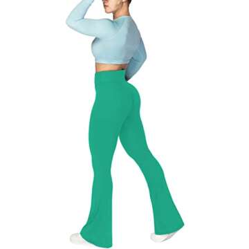Sunzel Flare Leggings with Tummy Control and Comfort