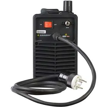 Lotos Supreme LTP5500DCNC Non-Touch Pilot Arc CNC Enabled Digital Plasma Cutter THC Torch Height Control Enabled, Dual Voltage 110V/220V, 3/5 inch Clean Cut, Brown