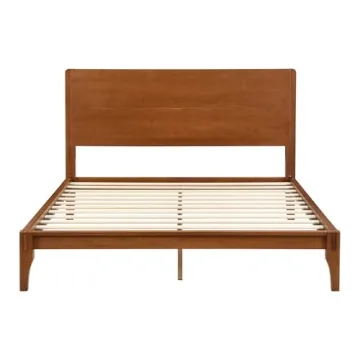 Merax Queen Bamboo Bed Frame - Modern, Easy Assembly