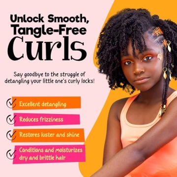 CurlyKids Hair Care Set for Kids - Detangle & Hydrate!