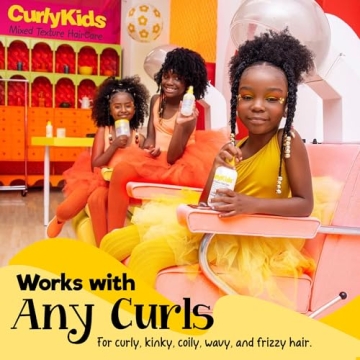 CurlyKids Hair Care Set for Kids - Detangle & Hydrate!