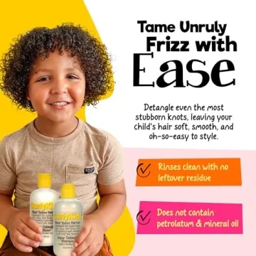 CurlyKids Hair Care Set for Kids - Detangle & Hydrate!