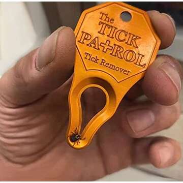 The Tick Patrol Tick Remover - for People & Pets - Stop Ticks in Their Tracks! (Assorted Colors)