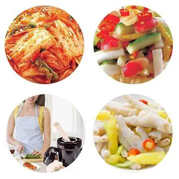 Seeutek Fermentation Crock Jar for Pickling & Kimchi