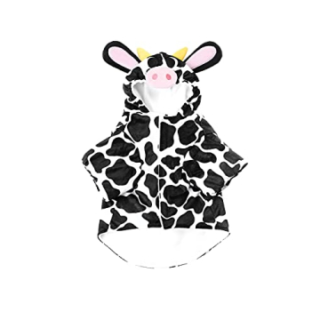 Spooktacular Pet Cow Costume for Dogs and Cats