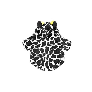 Spooktacular Pet Cow Costume for Dogs and Cats