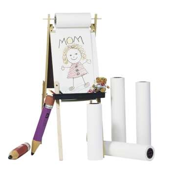 Prang (Formerly Art Street) Art & Easel Roll, White, 12" x 200', 1 Roll
